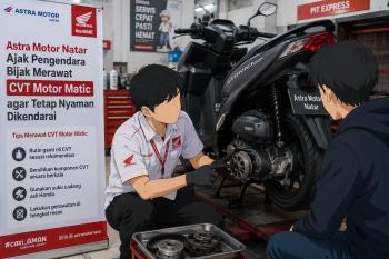 Astra Motor Natar Ajak Pengendara Bijak Merawat CVT Motor Matic agar Tetap Nyaman Dikendarai 
